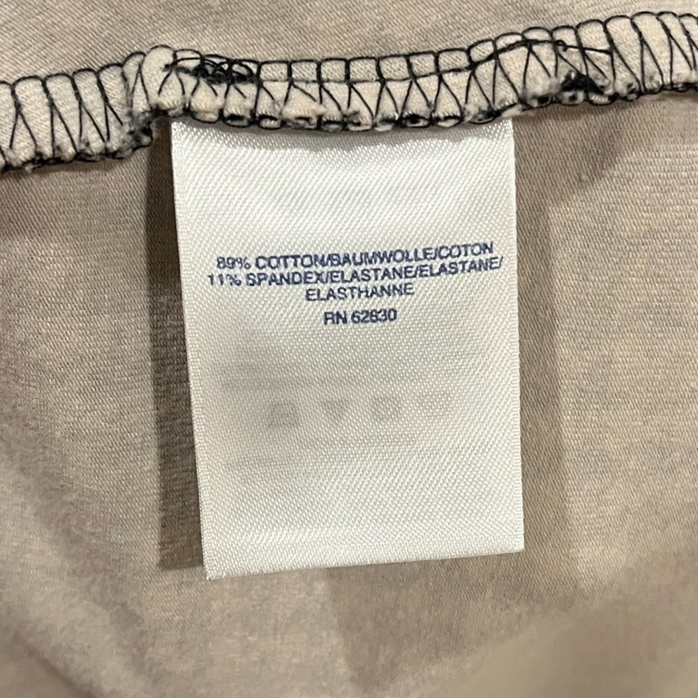Lands’ End 1X Petite dark Brown & Tan Houndstooth Stretch Pull-On Pants Like New - Picture 11 of 13